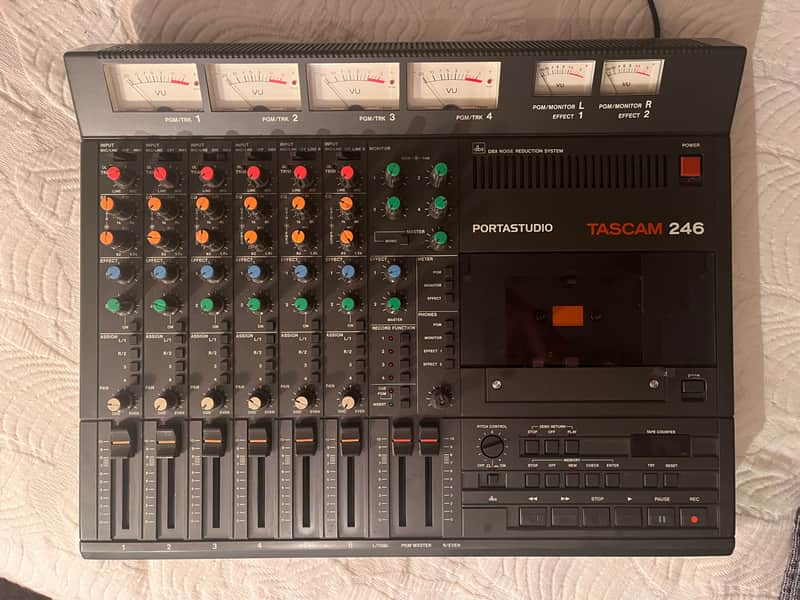 TASCAM 244 Portastudio 4-Track Cassette Recorder | Reverb