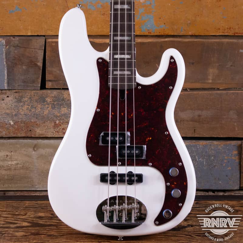 Lakland Skyline 44-64 Custom Ash PJ 4-String with Rosewood Fretboard 2010s - White image 1