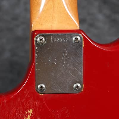 1967 Fender Mustang Bass - Dakota Red - OHSC image 9