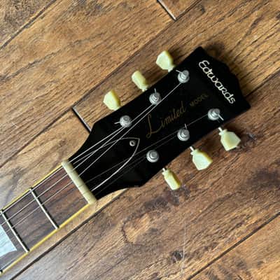 2011 Edwards Limited Model E-LP Goldtop Electric Guitar USA Seymour Duncan Humbuckers MIJ paul image 9
