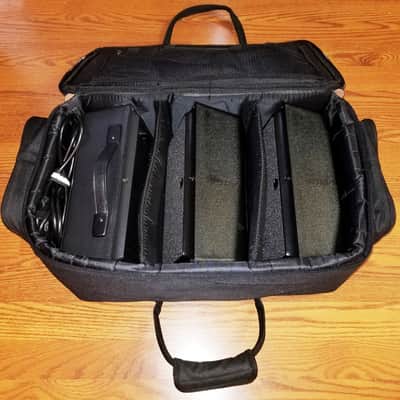 Galaxy Audio Core PA5X140 Powered Monitor(s) 3 Total Monitors in Package Deal with Carry Bag - Nice Deal!... image 15