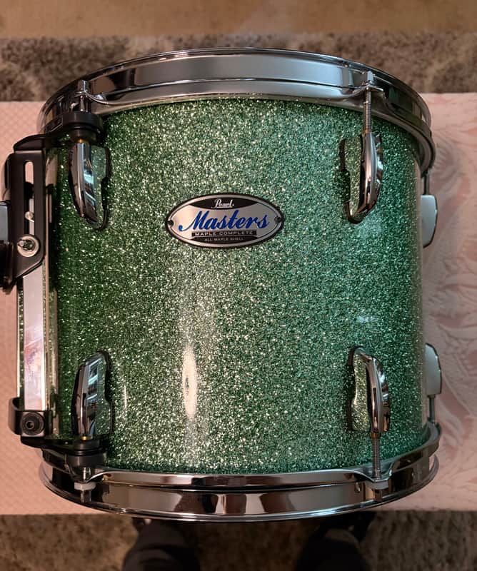 Pearl MCT1310T/C348 Masters Maple Complete 13x10" Rack Tom 2016 - 2020 - Absinthe Sparkle image 1