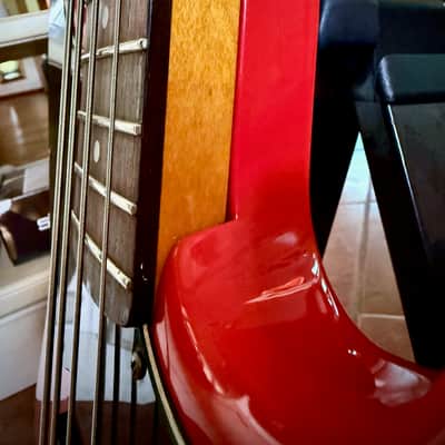 Custom Shop Telecaster Bass with USA EMG pickups 2021 - fiesta red image 12