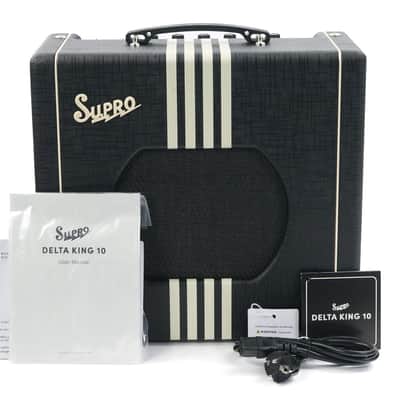 Supro Delta King 10 Black Cream image 2