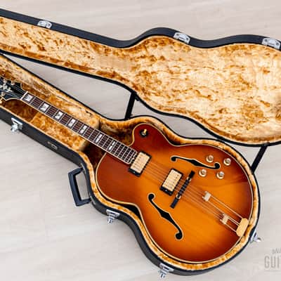 1993 Epiphone Emperor J Sunburst Archtop Electric Guitar Near-Mint w/ Case, Gibson & Duncan Humbuckers, Japan Terada image 20