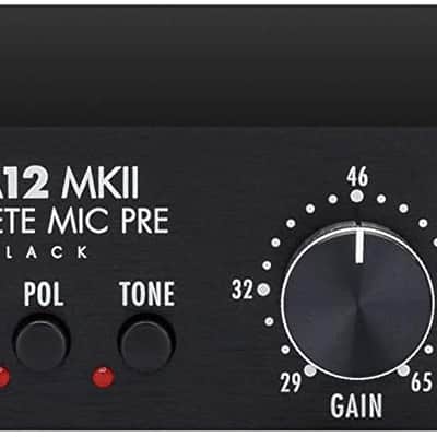 Warm Audio WA12 MKII Single Channel Microphone Preamplifier & Instrument DI- Black image 3