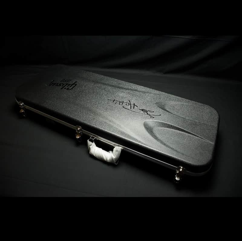 Gibson SUPER RARE TKL J. Hendrix Sig "Concept" Prototype HardCase for SuperStrat only3 exist 2009 - Black/Purple interior image 1