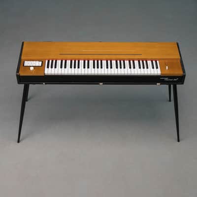 Hohner Clavinet D6 vintage instrument with original legs and transport cover, fresh hammer tip service. image 2