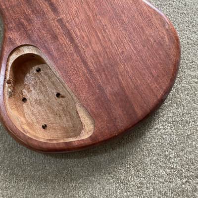 DIY Mahogany 4 String Bass Body image 11
