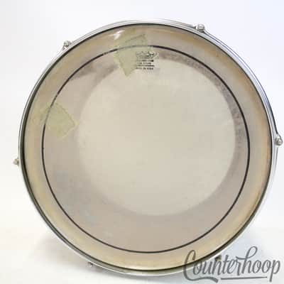 *Slingerland 13x9" White Gloss Wrap Tom Drum Chrome Stick-Saver Rims Vintage 70s image 6