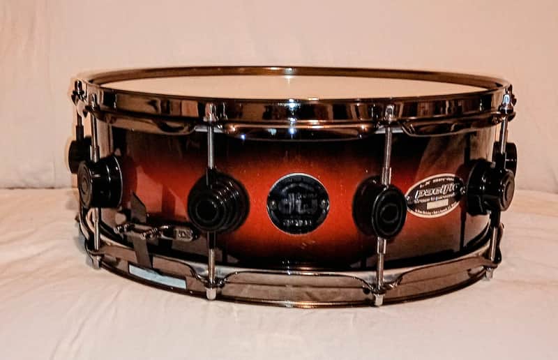 DW/PDP HYBRID MAPLE SNARE DRUM WITH INDE STRAINER SET FREE SHIP TO C-USA! image 1