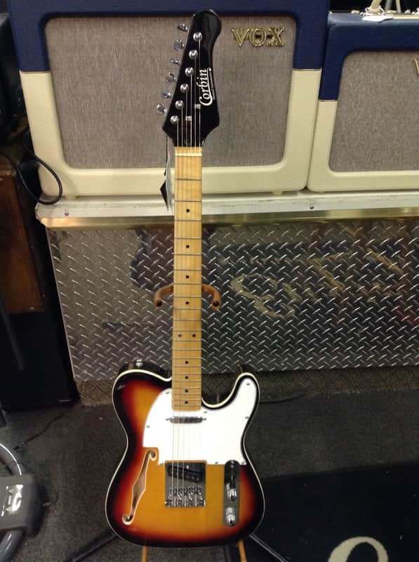corbin tele thinline 2015 Tobacco Burst image 1