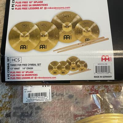 Meinl HCS 4pc Cymbal pack 2025 *new condition* image 2