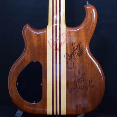 Alembic John Entwistle Signed 5 String Persuader 1983 Natural Quilted Maple image 7