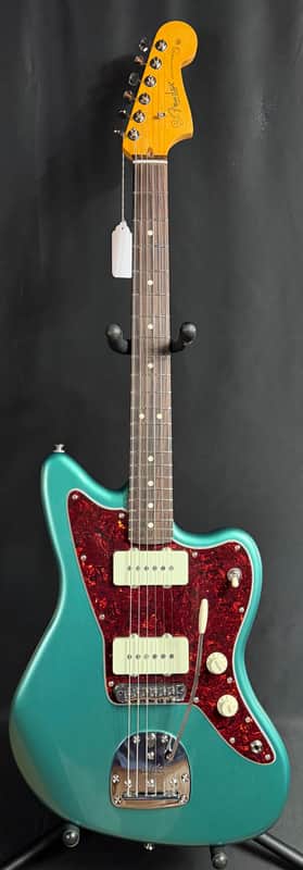 Fender American Professional Classic Jazzmaster Electric Guitar Faded Sherwood Green w/ Gig Bag
