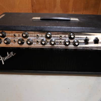 Fender PA-100 1976 Silverface Tube Amp head w/speaker columns image 1
