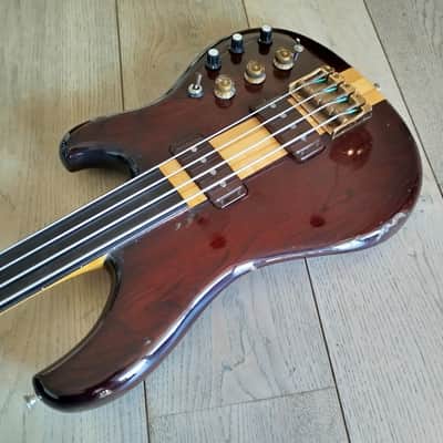 Ibanez Musician MC-940DS Fretless Sting 1980 Wood image 8
