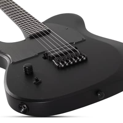 Schecter PT Black Ops LH Satin Black Open Pore image 2