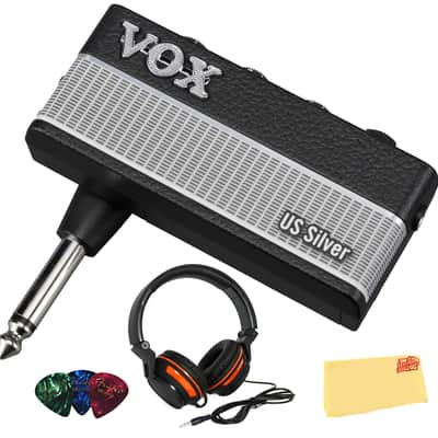 Vox AmPlug 3 Headphone Guitar Amplifier - US Silver w/ Headphones image 1