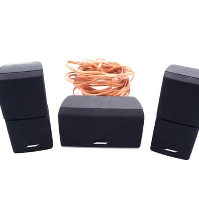 Bose Acoustimass Double Cube Speakers & Horizontal Center Channel - 3 Piece Set image 1