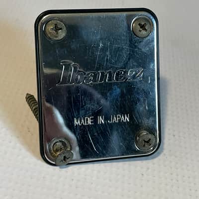 1980's Made in Japan Ibanez Roadstar II RG Series Guitar Chrome Neckplate Neck Plate image 2