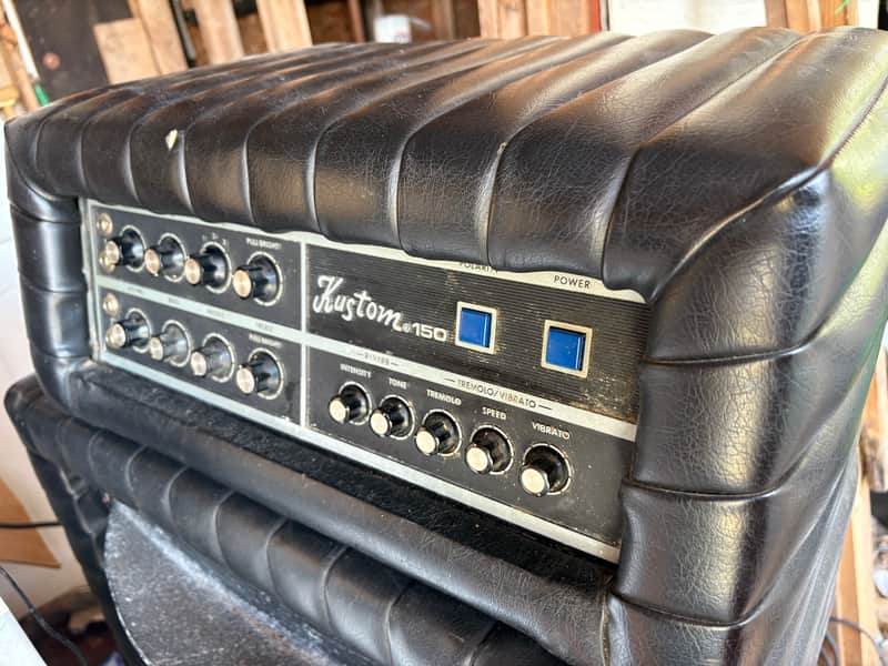 Kustom K150 1970s - Black Tuck and Roll image 1