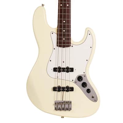 1986 Fender MIJ Jazz Bass Olympic White image 2