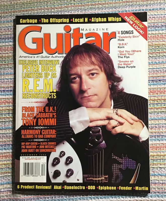 Guitar for the Practicing Musician Back Issue December 1998: Peter Buck (R.E.M.) image 1