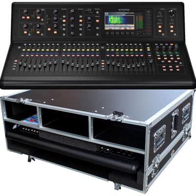 Midas M32 Live & Studio Digital Console w/ 40 Input Channels + ProX XS-MIDM32DHW Case w/ Doghouse & Caster Wheels image 1