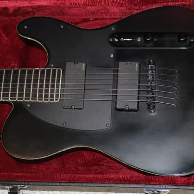 MIJ ESP E-II Baritone 7-String TB-7 - Black Satin - No Tariffs image 1