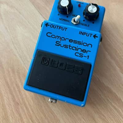 Boss CS-1 Compression Sustainer (Japan Black Label) 1980 - Blue image 2