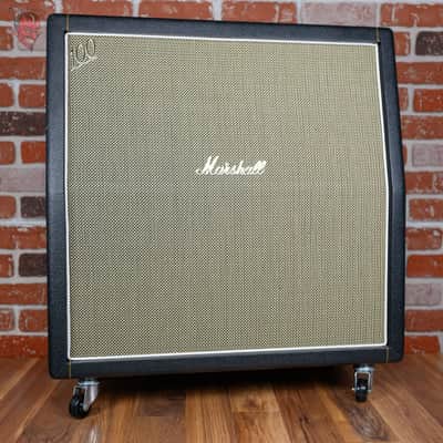 Marshall 1960AHW Handwired 120-Watt 4x12" Angled Guitar Speaker Cabinet 2025- Black