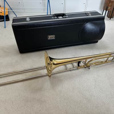 Jupiter JSL-538 ergonomic Bb/f small bore tenor trombone image 2