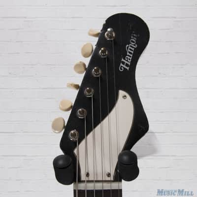 Vintage Harmony H82 Rebel Electric Guitar Sunburst Gold Foil Pickups image 8