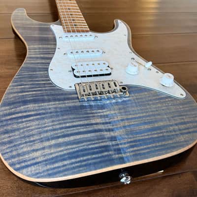 Suhr Standard Plus Trans Blue Denim Slate Roasted Maple Neck SSCII 90946 image 4