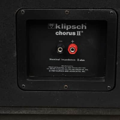 Klipsch Chorus II Vintage Speakers - Professionally Restored - 1 Year Warranty image 13