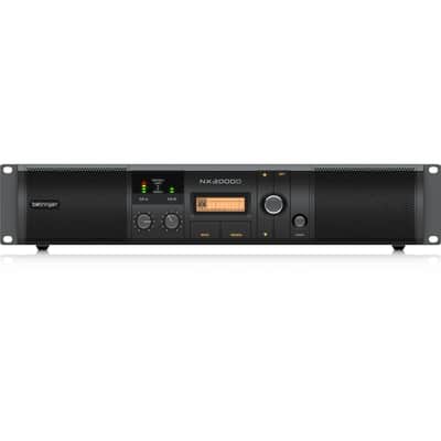 Behringer NX3000D 3000W Ultra-Lightweight Class-D DSP Control Power Amplifier, Bundle with 2x 15' XLR Cable image 2