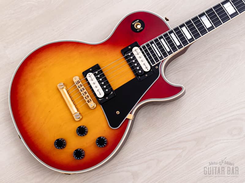 1990 Gibson Les Paul Custom Heritage Cherry Sunburst, Near-Mint w/ Zebra '57 Classic PAFs, Case image 1