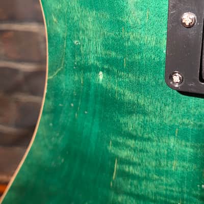 PRS 1997 CE 22 Maple Top Stoptail Emerald Green w/ OHSC & Gibson '57 Classic Humbuckers image 8
