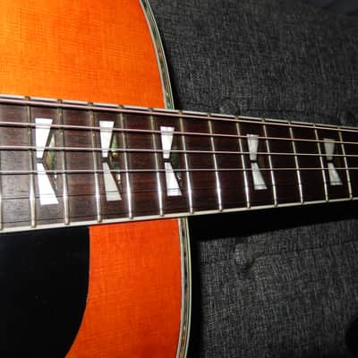 MADE IN JAPAN 1985 - MORRIS MG600 - SUPERB - GIBSON STYLE - ACOUSTIC GUITAR image 5