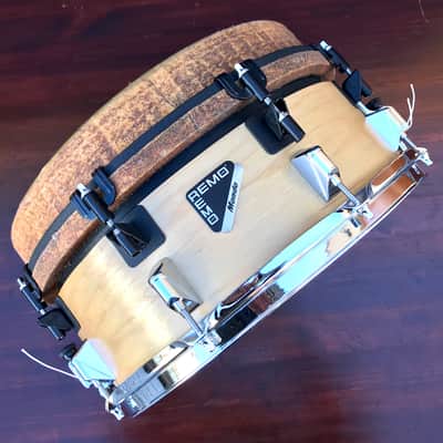Remo Mondo Snare Drum Natural 14" x 7,5" RARE Acousticon image 13