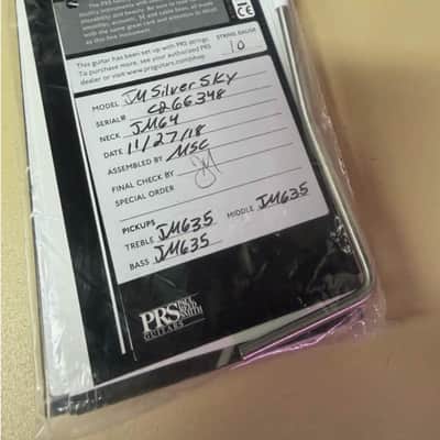 2018 PRS Silver Sky John Mayer Signature - Onyx Black image 4