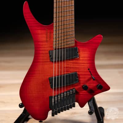 Strandberg Boden Original N2.8 8 String Headless – Sunset Coral Burst Satin image 2
