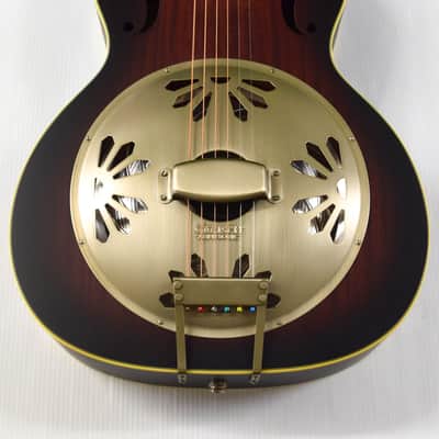 Gretsch G9241 Alligator Mahogany Round Neck Acoustic Electric Resonator - 2-color Sunburst image 3
