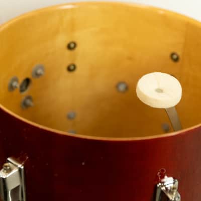 1980s Pearl All-Maple "MLX" Rosewood Lacquer Drum Set image 15