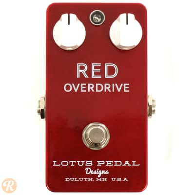 LOTUS PEDAL RED OVERDRIVE オーバードライブ Lotus Pedal Designs Red Overdrive | Reverb Canada