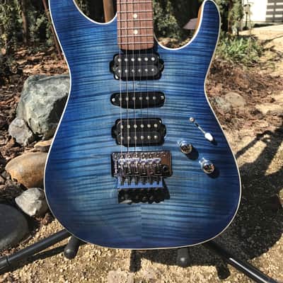 Warmoth Soloist Dramatic Flame Finish image 1