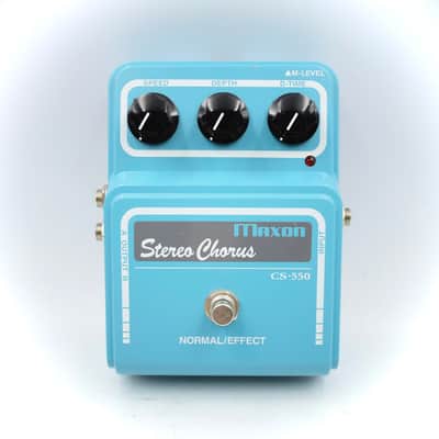 Maxon CS-550 Stereo Chorus With Original Box Power Supply Made in Japan Guitar Effect Pedal 231VSC016 image 3