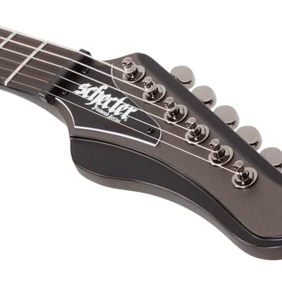 Schecter Paul Wiley Noir Satin Carbon Grey + Free Gig Bag - Electric Guitar - Brand New image 5