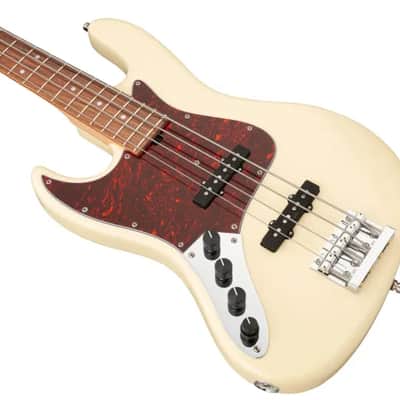 Sadowsky MetroLine 21-Fret Vintage J/J Bass-Red Alder Body-4 String-Solid Olympic White High Polish-Lefthand image 1